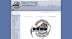Desktop Screenshot of boroughofkulpmont.org