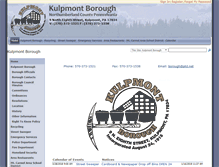 Tablet Screenshot of boroughofkulpmont.org